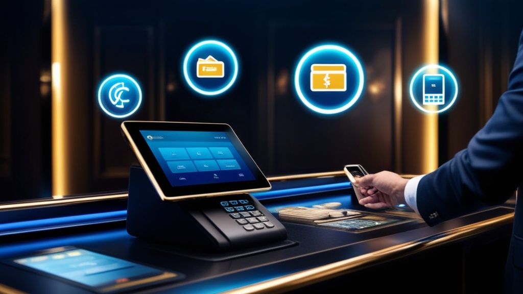 Casino cashier screen with glowing deposit payment options